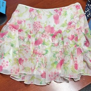 Hype floral skirt L // 011721